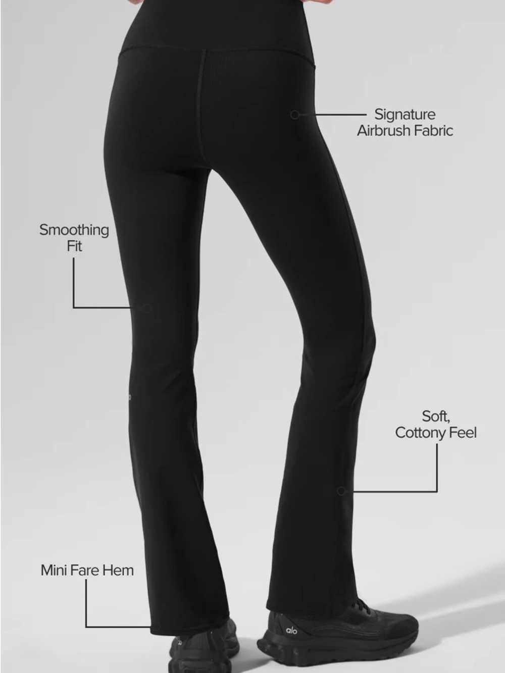 Alo Airbrush High-Waist 7/8 Bootcut Legging